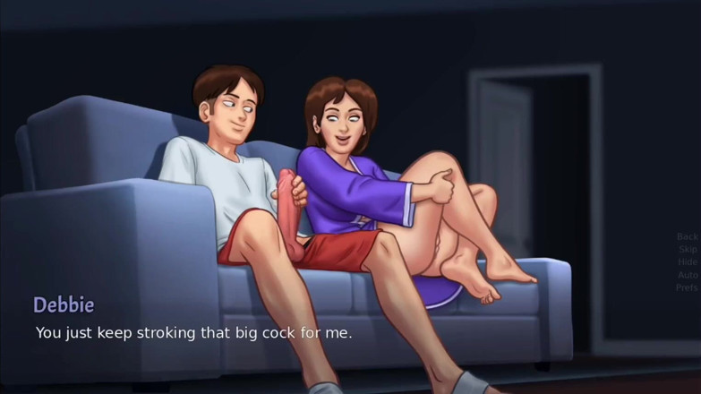 Xr Gamer: Debbie Gives Anon a Hot Blowjob for the First Time