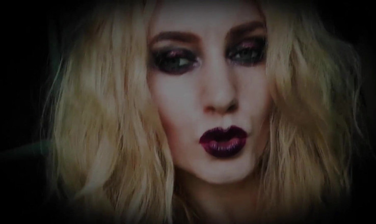 Goddess Celine: Pressed into my nylon submission