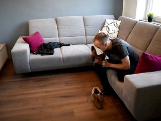 Czech Soles - foot fetish content: He can&#039;t take the smell of Didi&#039;s feet and socks