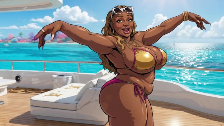 Huge Boobs: Sexy Black Women in Bikinis