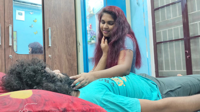 Vaigavarun Feet romance: Penis Sitting Romance