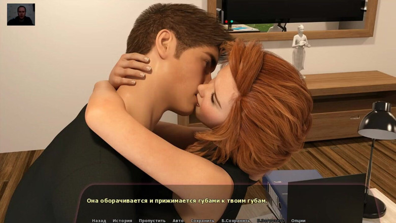 3DXXXTEEN2 Cartoon: Girl sucks the guy's dick under the table in the...