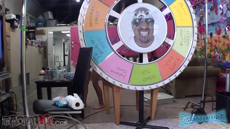 Immoral Live: Sexy Angelina Valentine was ready to squirt like a wild...