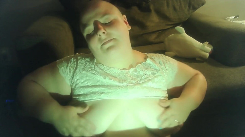 Lyla Switch: Eerie smoking and tit tease