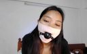 Abby Thai: Ball Gag on With Mask