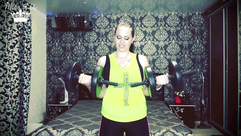 Goddess Misha Goldy: Zbít mou výzvu ke zvedání váhy! Více než 80 opakování pro...