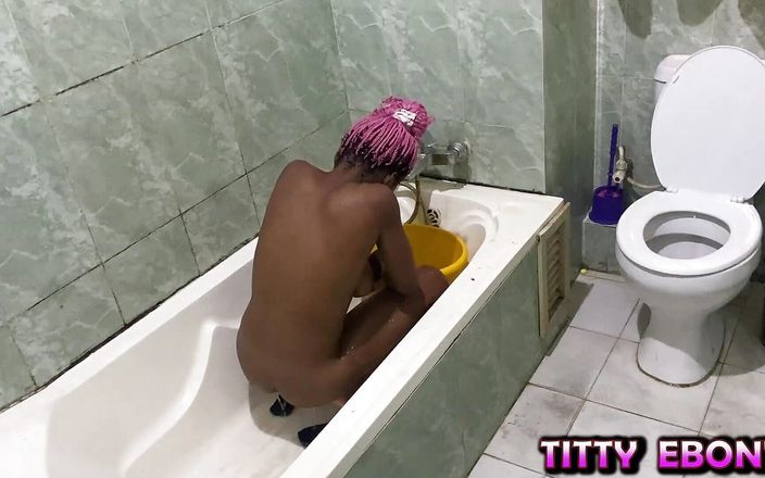 Titty ebony: My Shower Sex and Masturbate