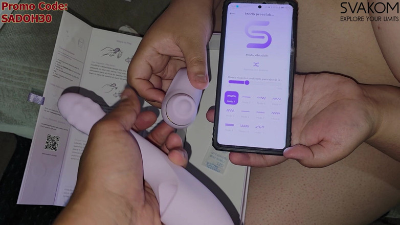 Sado Hentai: Ich masturbiere mit Duoglow von Svakom und mein Mann zerstört...