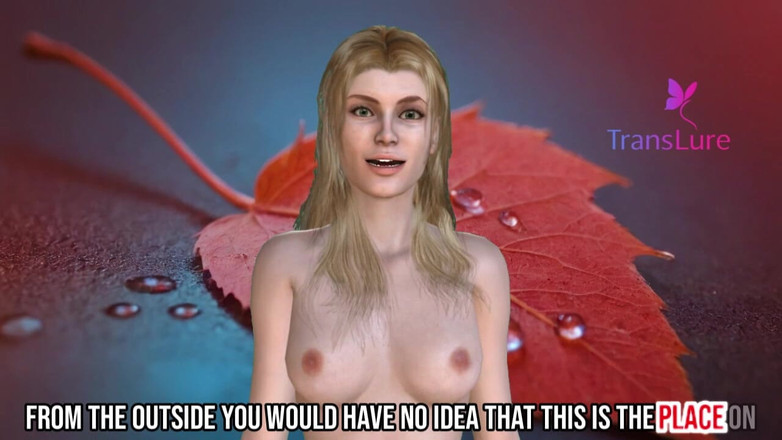TransLure: Shemale mě vzala za ruku a položila ji přes její...