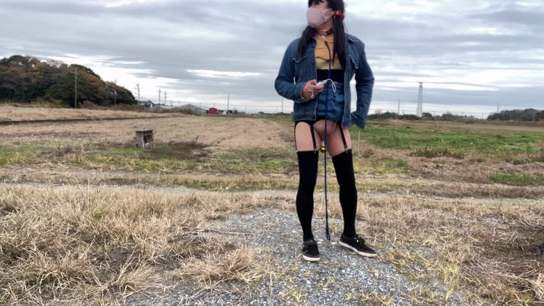 megu2002: Bağımsız eğitim No34 Dar etek kıvrılmış sütyen açık yürüyüş