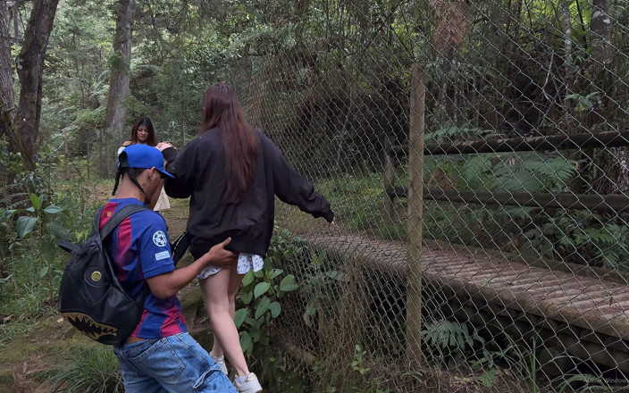 BonnieBelmonte: Horny Girls Tease the Tour Guide During a Camping Trip.