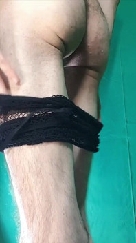 Black Fishnet Dress to Nude
