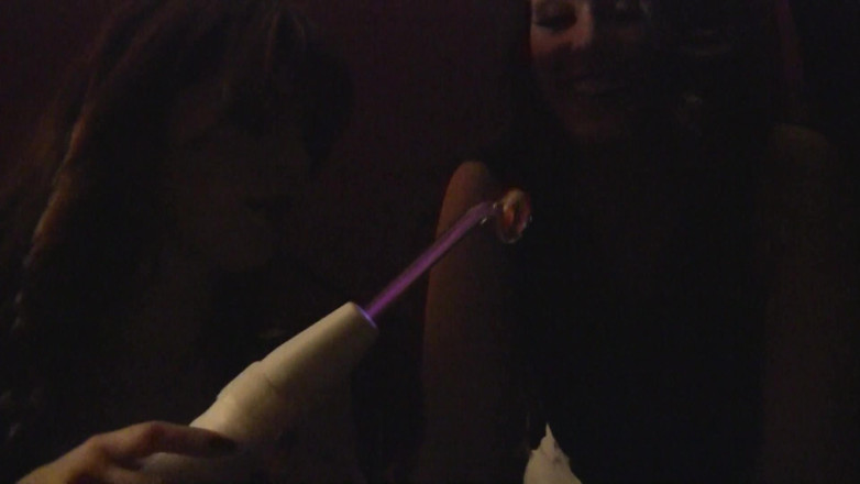 Femdom Austria: Double CBT electro torment
