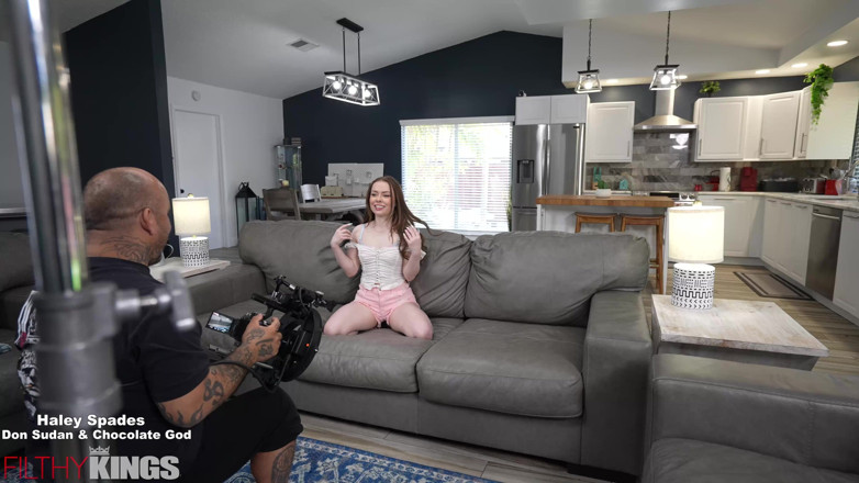 Filthy Kings: Wilde dubbele penetratie met Haley Spades Bts