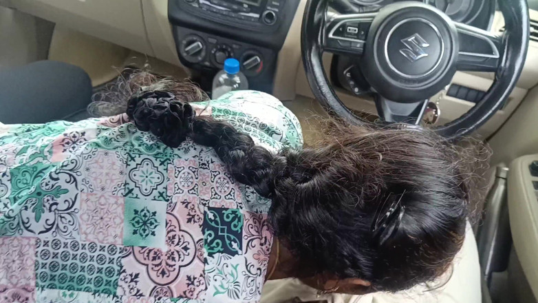 Inba: Office Manager Enjoying Hot Romance with Married Colleague Inside Car...