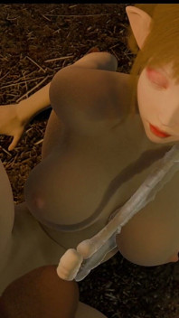 Dungeon Domination: Orc Breaks Elven Girl with Rough Assfuck & Cum