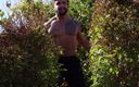 Gay Hoopla: Sperma auf bruder! Cameron jones bedeckt david slinger mit sperma!
