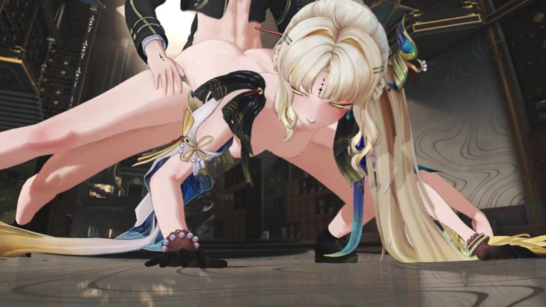 NSFWOtaku: Wuthering Waves - Suisui and Rover Intimate Sex Scene - 3D Hentai Animation
