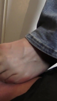 Russian Mistress Trains Her Home Feet Slave!