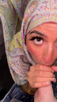 Hijabi Aaliyah Shows off Her Lingerie and Gets a Massive Facial