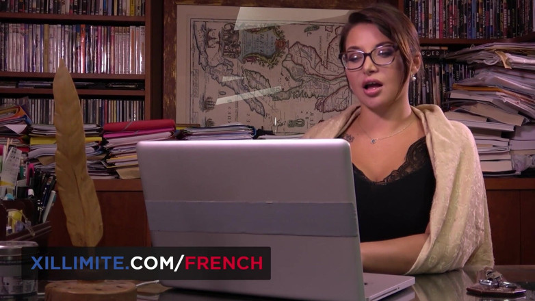 French girls at work: 책상에서 섹스하는 쩌는 섹시한 Anna Polina