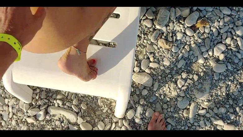 Ferrero anal experience: Секс на пляже, Отпуск в Чиленто. (Итальянские диалоги).