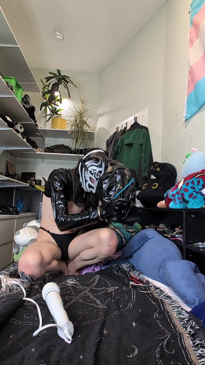 AJ_the_catgirl: Breathplay Ammanettata con nose e borsa