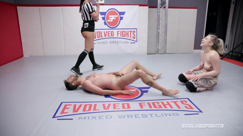 Evolved Fights: Kaiia Eve Vs Jay West Mixed Wrestling