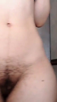 Natural Hairy Sexy Brunette with Thick Bush