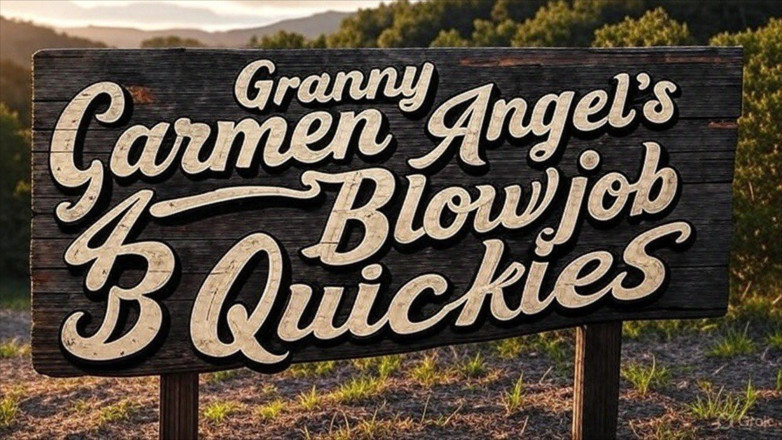 Carmen Angel: Babička Carmen Svůdná Cocksucking Gylf (babička, kterou byste rádi šukali)!