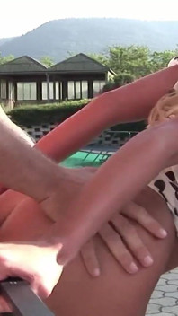 Busty French MILF Got Outdoor Fucked in Her Perfect Hole
