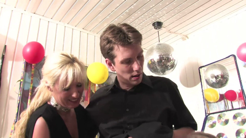 Double Trouble: German whores sharing dude's cock in threesome
