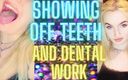 Monica Nylon: Showing off Teeth and Dental Work