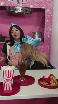 He Sucked on Their Milkshake, but They All Swallowed His Cum