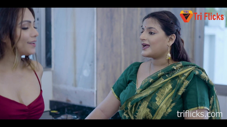 Triflicks: Garmi Season. Lesbian Scene Starring Zoya Rathore and Aysuhi Bhowmick