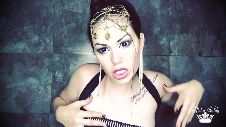 Goddess Misha Goldy: Dark Goddess Feeling an Insatiable Hunger!
