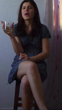 Sexy Teen and Juice to Make Her Bladder Bulge