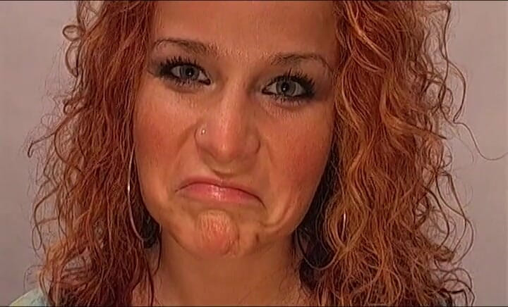 GANGBANG and BIG BOOBS: Redhead Slut Rams 30cm Dildo in Pussy