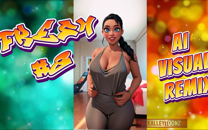 Back Alley Toonz: Свіжий 8 візуальний ремікс __the Ai Illustrated men's e-mag