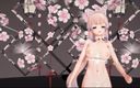 Smixix: Genshin Impact Kokomi Undress Dance Hentai Catgirl Rainbow Mmd 3D Black...