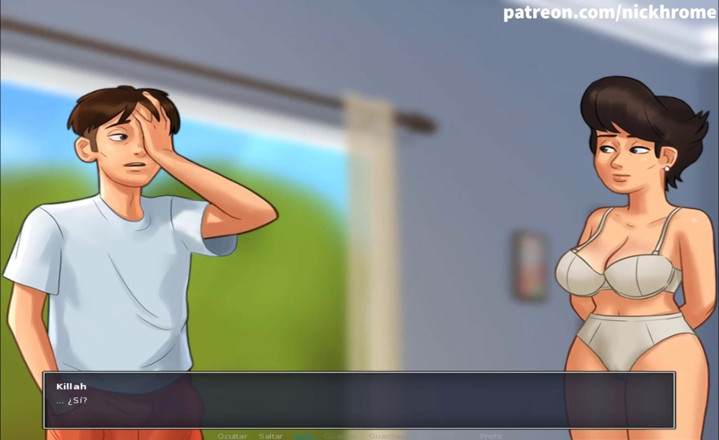 Cartoon Universal: Summertime saga part 78 - mature woman ( Spanish sub )