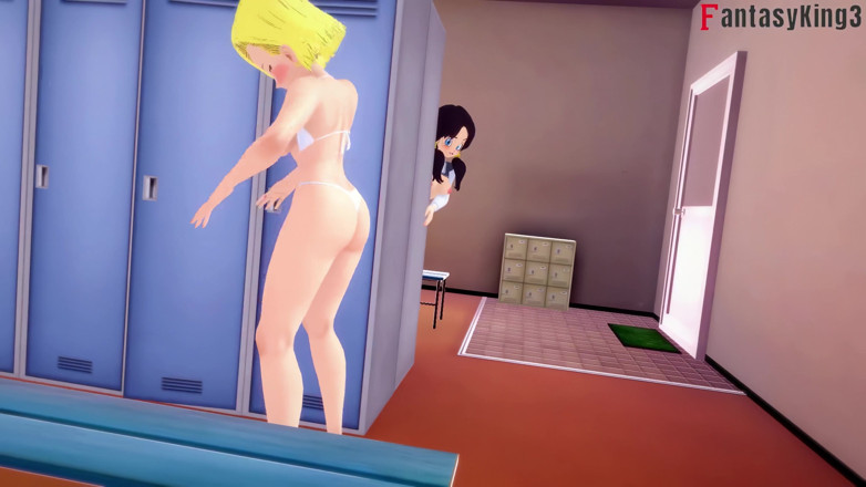 Fantasy king: Videl Almost Finds Gohan Having Sex with Android 21 - Dragonball Zex...