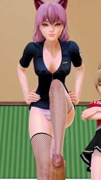 A Night with Two Cats - 3D Hentai