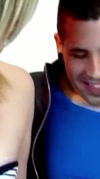 Blonde college teen Cristal gets fucked by step brother
