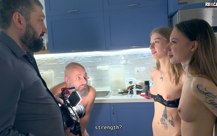 RDXCast: Backstage! Innocent Looking Teens Sasha Paige &amp; Luna Evans Go Slutty...