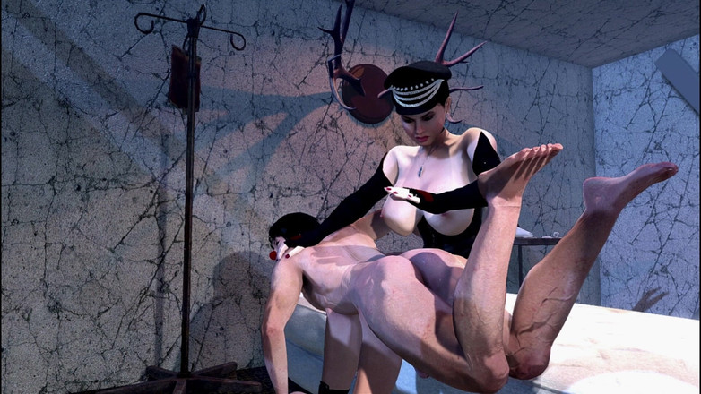 Denisporco futanari passion: 支配的なシーメールと従順な奴隷