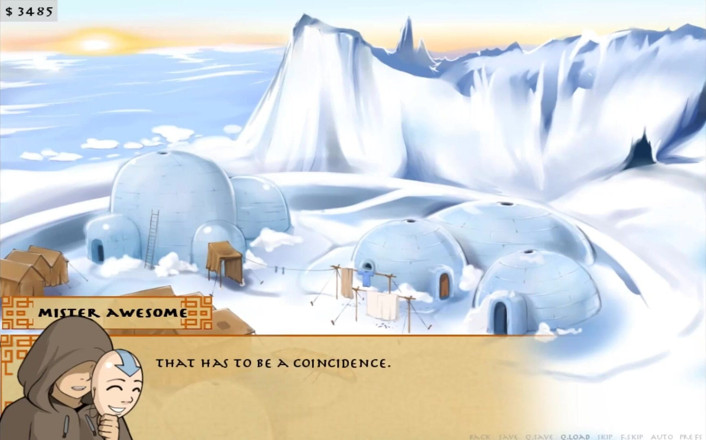 Cartoon Play: Four elements trainer part 18 (Book 1 water) (Slave route)