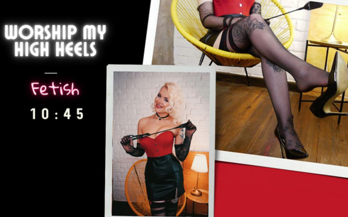 Marlene Moore: मेरी ऊँची एड़ी के जूते की पूजा करो। जूता फेटिश। लंड हिलाने के निर्देश - हस्तमैथुन निर्देश