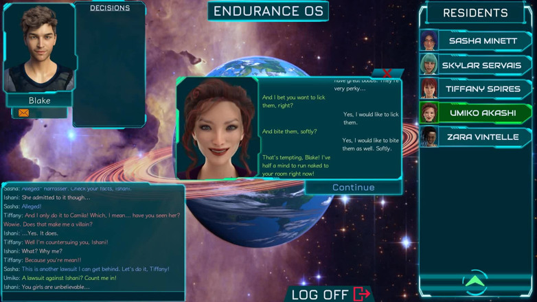 Dirty GamesXxX: Stranded In Space: messaging the girls. Ep.18