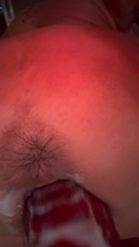 Whore’s Cum Fill Loose Cunt Machine Fucked by Alien Dildo